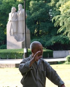 Marx, Engels, and Tai Chi at Fu Xing park, Shanghai Marx, Engels, and Tai Chi at Fu Xing park, Shanghai